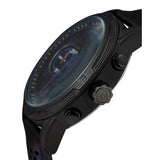 Be-Shark Men's Analog Quartz Chronograph Black Leather Band Wrist Watch SH252be