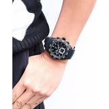 Be-Shark Men's Analog Quartz Chronograph Black Silicone Band Wrist Watch SH260b