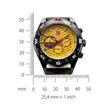 Be-Shark Men's Fashion Black Big Case Leather Sport Quartz Army Analog Wrist Wa