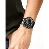Be-Shark Men's LED Date Day Analog Sport Black Stainless Steel Quartz Watch SH0