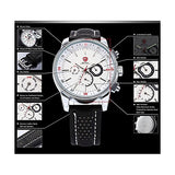 Be-Shark Men's Quartz Movement Date White Dial Sport Watch SH093be