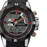 Be-Shark Men's Sport Duall Time LED Alarm Watch SH043be