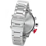 Be-Shark Men's Sport LED Watch Day and Date Stainless Steel Bracelet SH104be