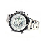 Be-Shark Men's Sport Watch Analog Digital LED Chronograph SH046be
