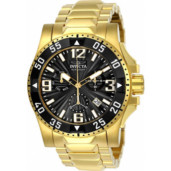 Invicta Excursion Chronograph Black Dial Mens Watch