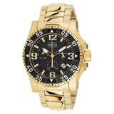 Invicta Excursion Chronograph Black Dial Mens Watch