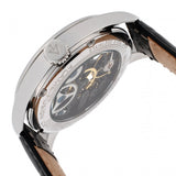 Invicta Men's 12403 Vintage-Inpsired Stainless Steel Watch with Embossed Leathe