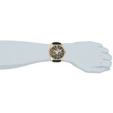 Invicta Men's 12405 Vintage Mechanical Gold-Tone Stainless Steel Watch with Tex