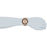 Invicta Men's Pro Diver Rose Gold Dial 18k Ion-Plated Stainless Steel Watch wit