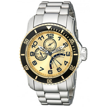 Invicta Men's 15337 Pro Diver Gold Dial Stainless Steel Watch