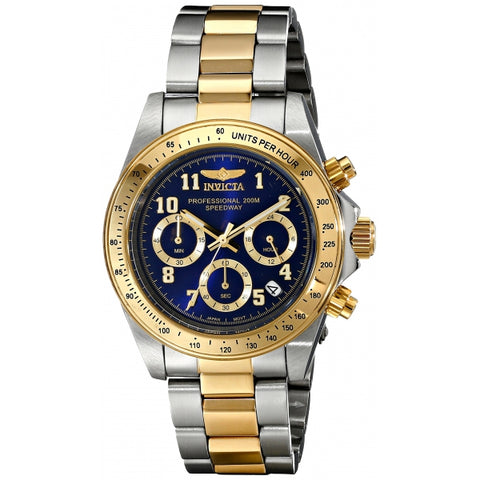 Invicta Men's Speedway Analog Display Japanese Quartz Two Tone Watch