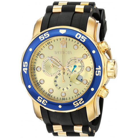 Invicta Men's Pro Diver Analog Display Swiss Quartz Black Watch