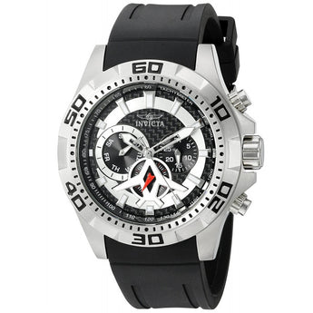 Invicta Men's Aviator Analog Swiss Quartz Black Watch