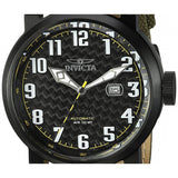 Invicta Men's Aviator Japanese Automatic Stainless Steel and Silicone Casual Wa