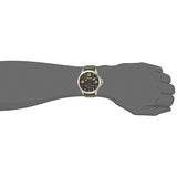 Invicta Men's Aviator Quartz Stainless Steel and Leather Casual Watch