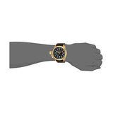 Invicta Men's Aviator Quartz Stainless Steel and Leather Casual Watch