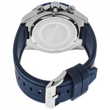Invicta Men's Aviator Quartz Stainless Steel and Silicone Casual Watch, Blue