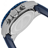 Invicta Men's Aviator Quartz Stainless Steel and Silicone Casual Watch, Blue