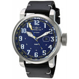 Invicta Men's Aviator Swiss Quartz Stainless Steel And Leather Casual Watch Col