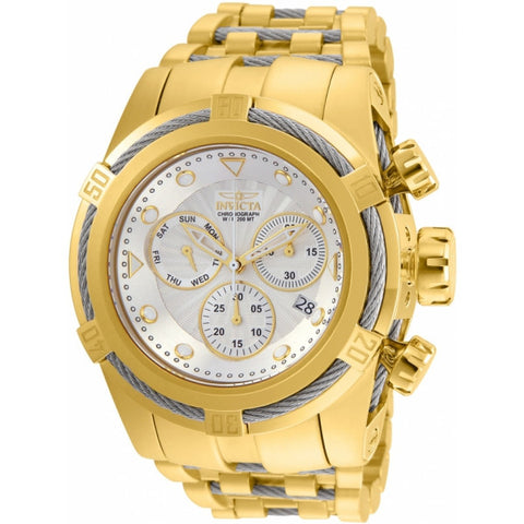 Invicta Invicta Men's 'Bolt' Quartz Gold and Stainless Steel Casual Watch, Colo