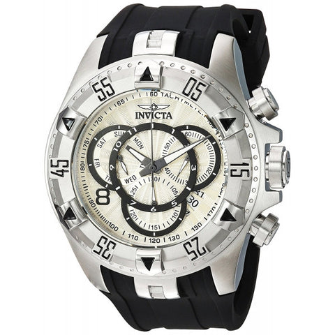Invicta Men's 'Excursion' Quartz Stainless Steel and Silicone Casual Watch