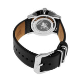 Invicta Men's I-Force Quartz Stainless Steel and Leather Casual Watch, Black