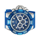 Invicta Men's I-Force Quartz Stainless Steel and Silicone Casual Watch, Blue