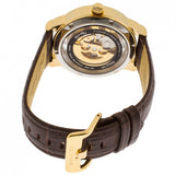 Invicta Men's Objet D Art Automatic Stainless Steel and Leather Casual Watch, B