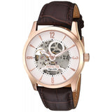 Invicta Men's Objet D Art Automatic Stainless Steel and Leather Casual Watch