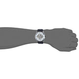 Invicta Men's Objet D Art Automatic Stainless Steel and Leather Casual Watch
