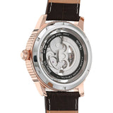 Invicta Men's Objet D Art Automatic Stainless Steel and Leather Casual Watch