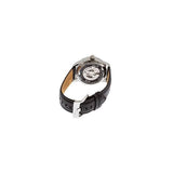 Invicta Men's Objet D Art Black Leather Band Steel Case Automatic Analog Watch