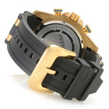 Invicta Men's Pro Diver Gold-Tone Polyurethane Band Steel Case Swiss Quartz Blu