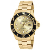 Invicta Men's Pro Diver Gold-Tone Steel Bracelet and Case Quartz Analog Watch