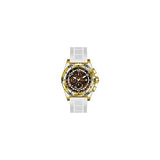Invicta Men's Pro Diver Quartz Gold-Tone and Silicone Casual Watch