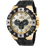 Invicta Men's Pro Diver Quartz Stainless Steel and Polyurethane Casual Watch, B