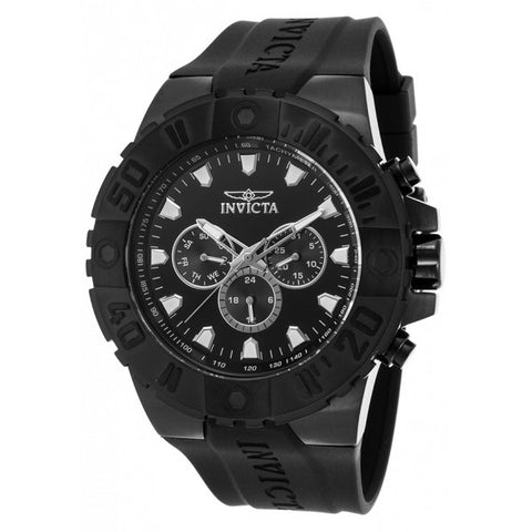 Invicta Men's Pro Diver Quartz Stainless Steel and Polyurethane Casual Watch, B