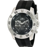 Invicta Men's Pro Diver Quartz Stainless Steel and Silicone Automatic Watch, Bl