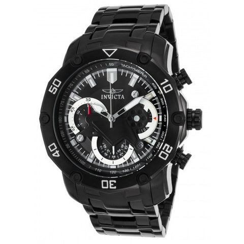 Invicta Men's 'Pro Diver' Quartz Stainless Steel and Silicone Casual Watch