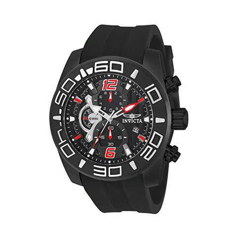 Invicta Men's 'Pro Diver' Quartz Stainless Steel And Silicone Casual Watch