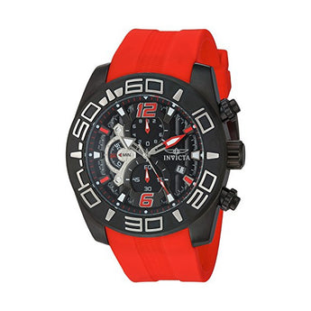 Invicta Men's 'Pro Diver' Quartz Stainless Steel and Silicone Casual Watch