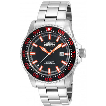 Invicta Men's Pro Diver Quartz Stainless Steel Casual Watch, Silver-Toned