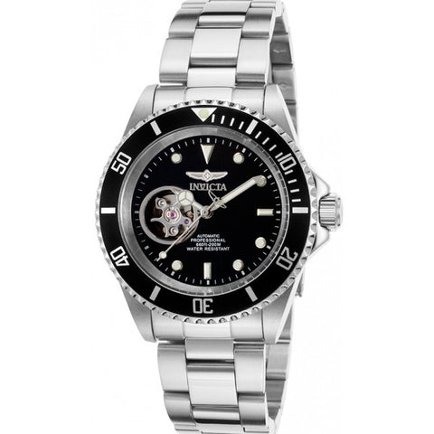 Invicta Men's Pro Diver Stainless Steel Automatic Watch, Silver-Toned