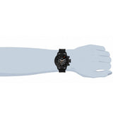 Invicta Men's S1 Rally Quartz Stainless Steel and Silicone Casual Watch, Black