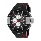 Invicta Men's S1 Rally Quartz Stainless Steel and Silicone Casual Watch, Black