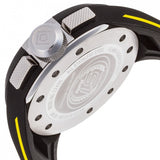 Invicta Men's S1 Rally Quartz Stainless Steel and Silicone Casual Watch, Black