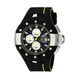 Invicta Men's S1 Rally Quartz Stainless Steel and Silicone Casual Watch, Black