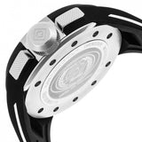 Invicta Men's S1 Rally Quartz Stainless Steel and Silicone Casual Watch, Black