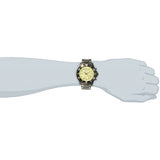 Invicta Men's Specialty Chronograph Champaign Dial Gunmetal Ion-Plated Stainles