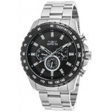 Invicta Men's Speedway Quartz Stainless Steel Casual Watch, Silver-Toned